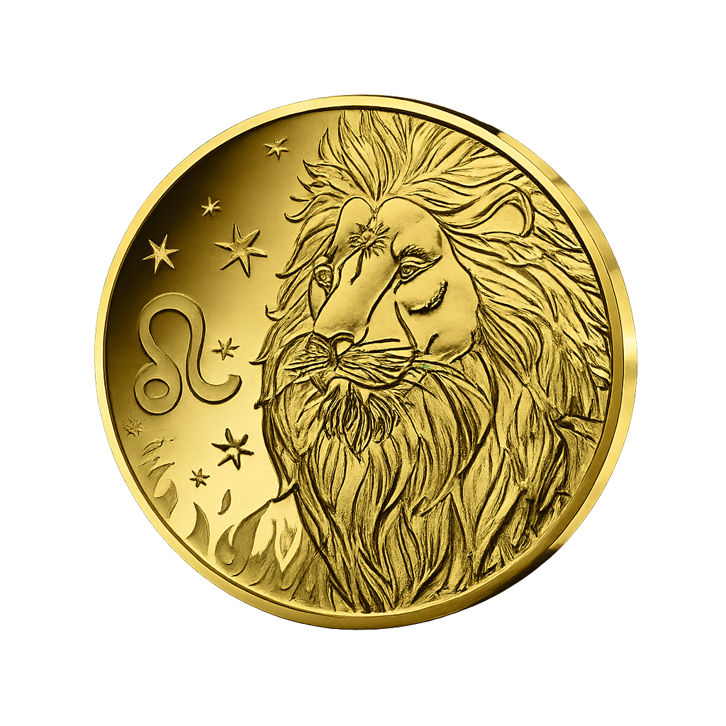 Pièce  Astro Lion de la Monnaie de Paris, vue revers